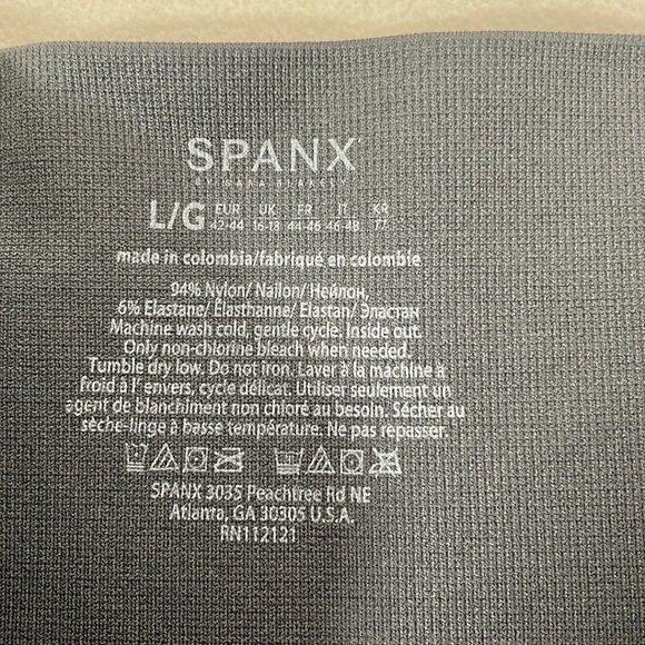 SPANX Camo Leggings Ankle Skinny Green Size Large L - Picture 8 of 11